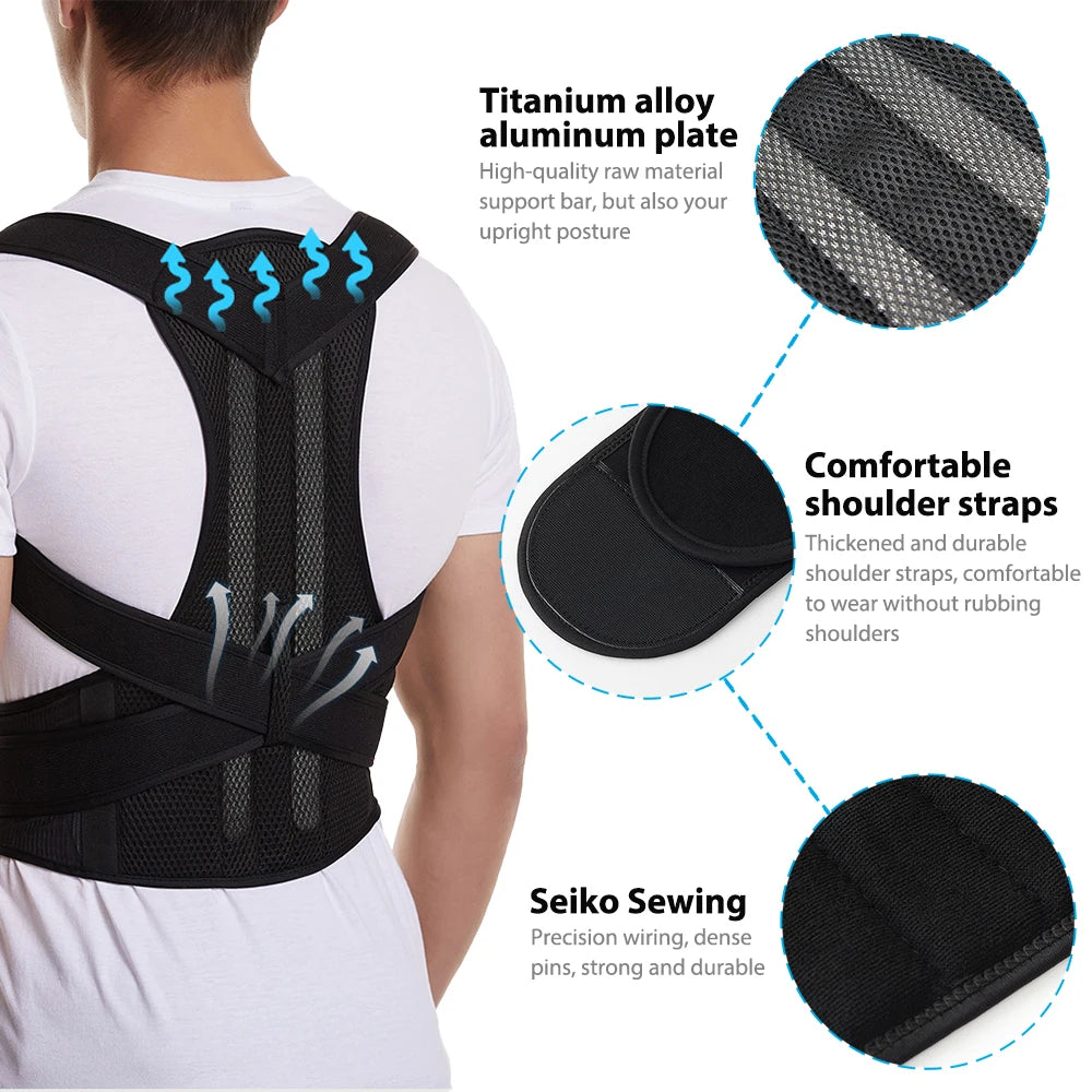 adjustable compression lumbar support belt