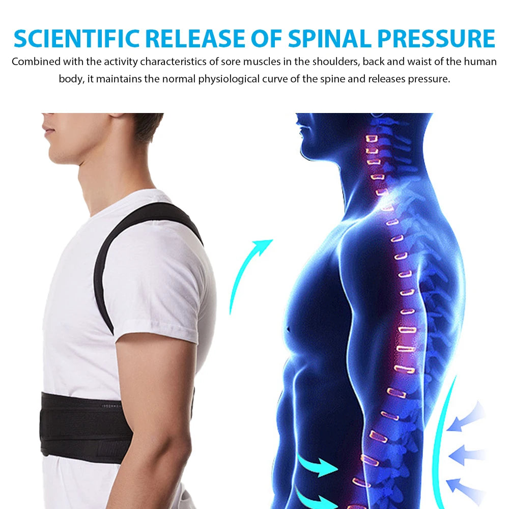 adjustable compression lumbar support belt